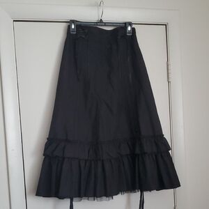 Vampire Freaks Black Ruffled Cassandra Skirt